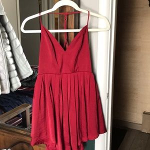Wine colored cocktail dress size XS